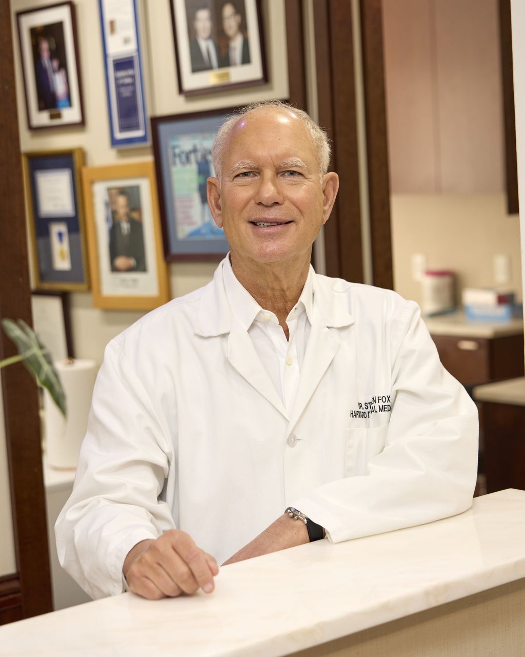 Dr. Steven Fox at his Midtown Manhattan practice